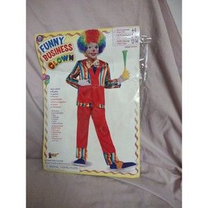 Kids Youth Clown Halloween Costume Small 4-6